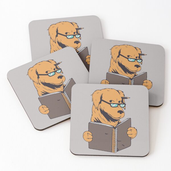Item preview, Funny smart dog studying   designed and sold by Graphix-Space.