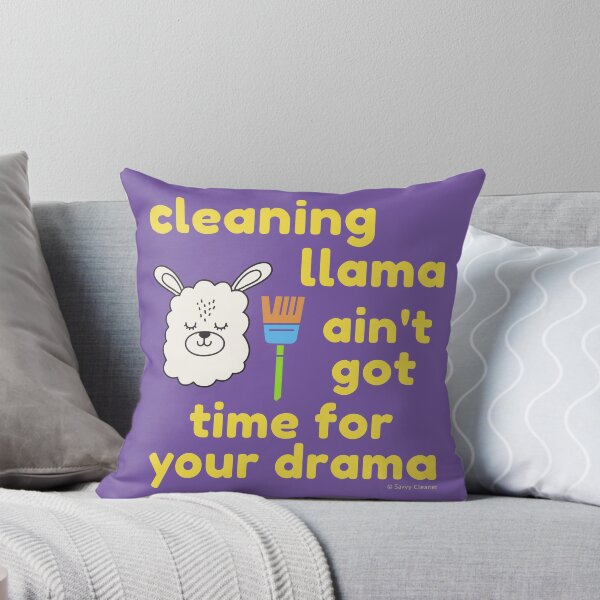 Item preview, Cleaning Llama, Cleaning Crew Humor, Busy Mom Housework designed and sold by SavvyCleaner.