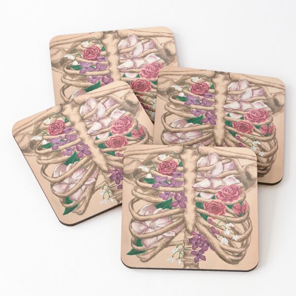 Item preview, Floral Skeleton designed and sold by kepedrick.