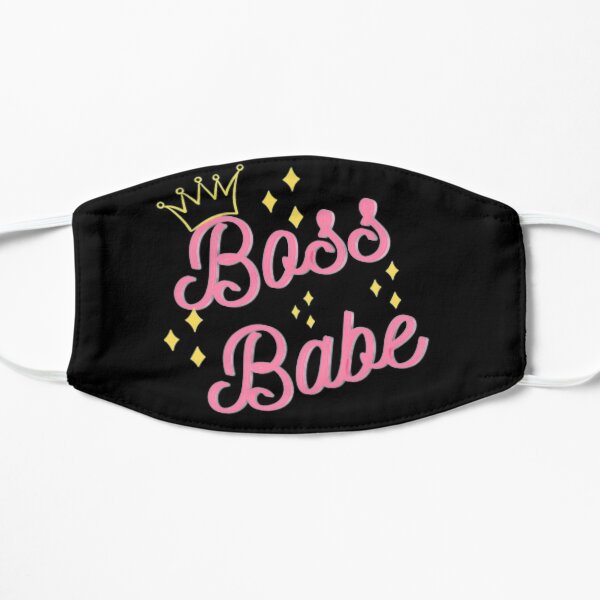 Bossbabe black Flat Mask