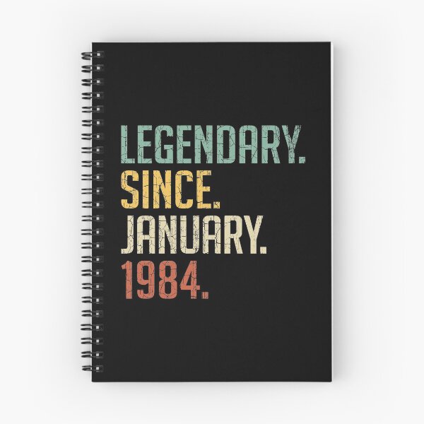 Item preview, Legendary Since January 1984 37th Birthday Gift 37 Years Old Vintage January 1984 designed and sold by Takatv.