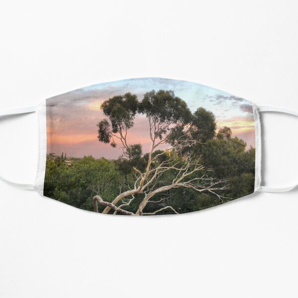 Pink Clouds and Ghost Gum Flat Mask