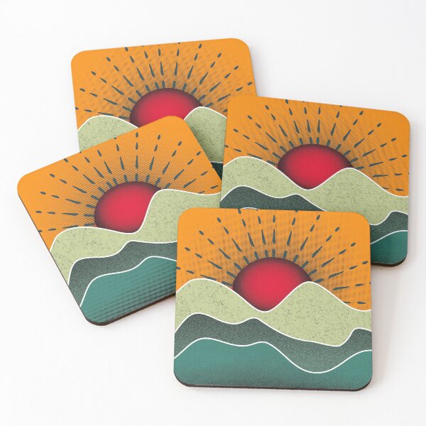 Item preview, Sunset Over The Mountains Sunset Over The Ocean designed and sold by PlusAdore.