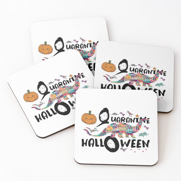 Item preview, Funny Quarantine Halloween Dinosaure T-Shirt designed and sold by hnini.