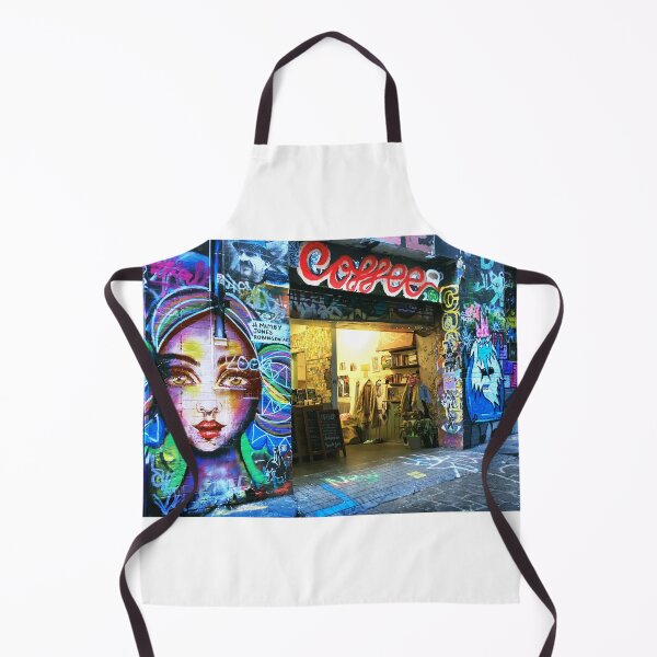 Item preview, Hosier Lane Coffee Shop designed and sold by Roz McQuillan Fine Art & Photography.