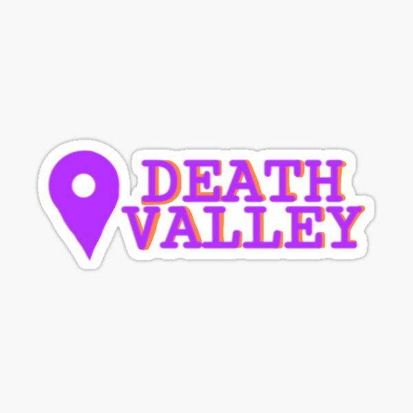death valley Sticker