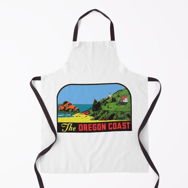 Item preview, The Oregon Coast Vintage Travel Decal designed and sold by hilda74.