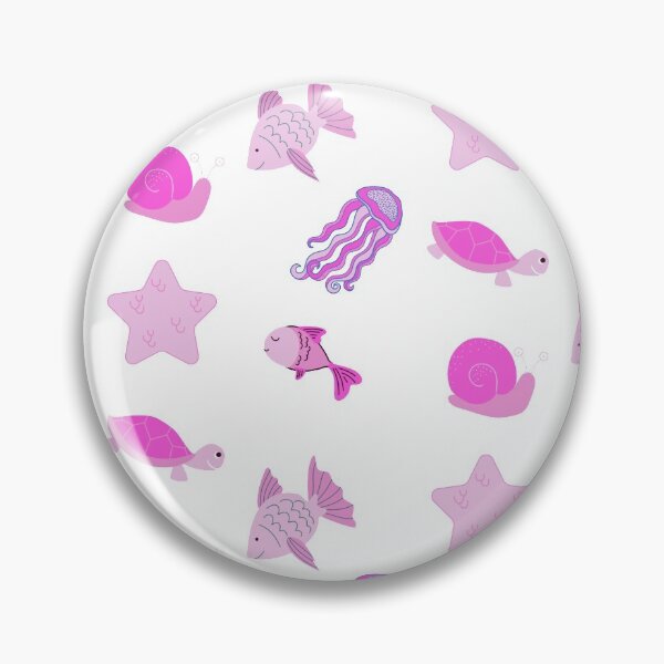 Artikelvorschau, Fun Pink Ocean Creatures Design entworfen und verkauft von LadySaltwater.