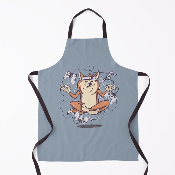Item preview, Gamer dog meditating designed and sold by Graphix-Space.