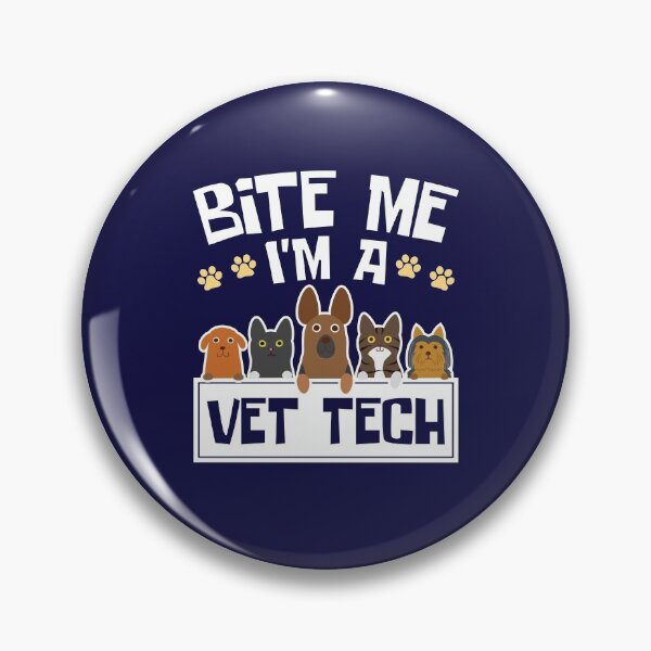 Item preview, Veterinary Technician Funny Bite Me I'm A Vet Tech designed and sold by jaygo.