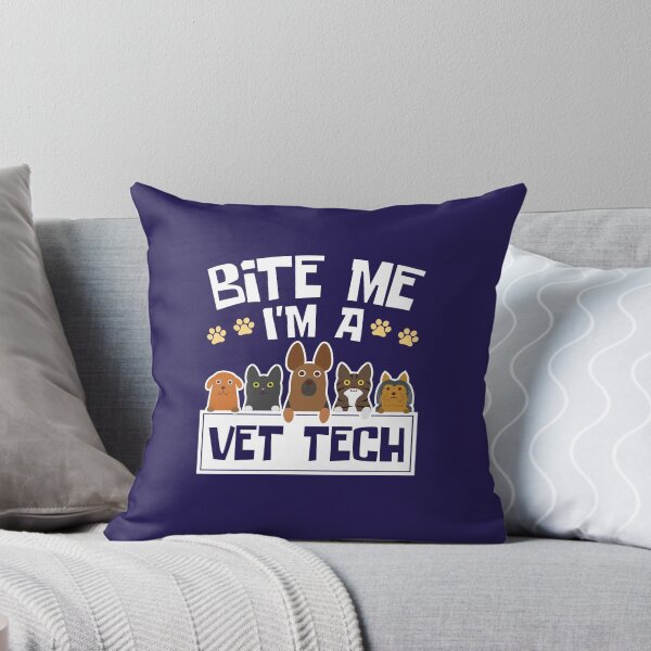 Item preview, Veterinary Technician Funny Bite Me I'm A Vet Tech designed and sold by jaygo.