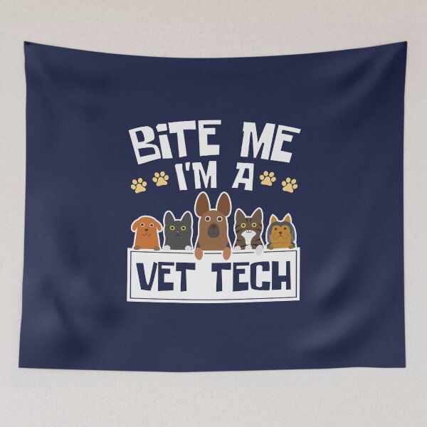 Item preview, Veterinary Technician Funny Bite Me I'm A Vet Tech designed and sold by jaygo.