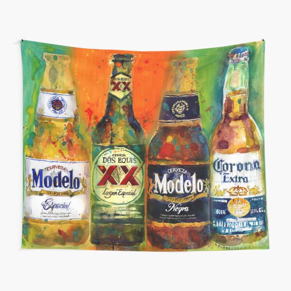 Item preview, Mexican Beers  - Bright Colors - Bar Deco designed and sold by Dorrie  Rifkin.