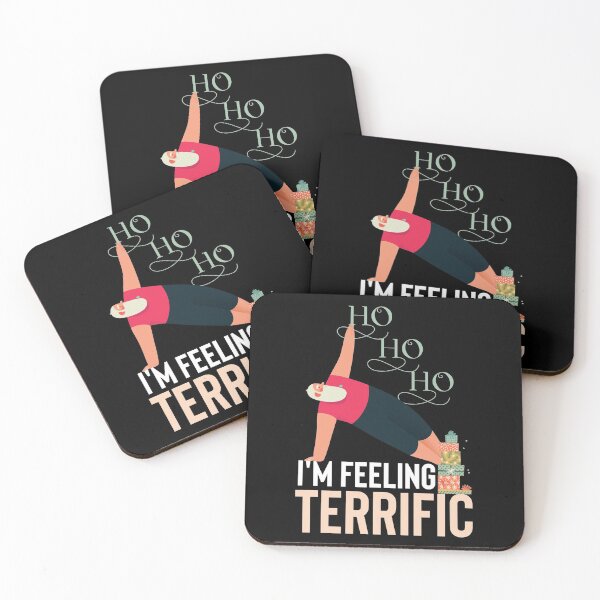 Item preview, Ho Ho Ho, I am feeling Terrific- Perfect Christmas gift for Yoga Lovers!! designed and sold by AmazingEcraft.