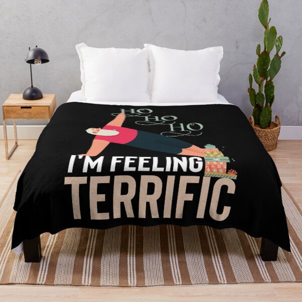 Item preview, Ho Ho Ho, I am feeling Terrific- Perfect Christmas gift for Yoga Lovers!! designed and sold by AmazingEcraft.