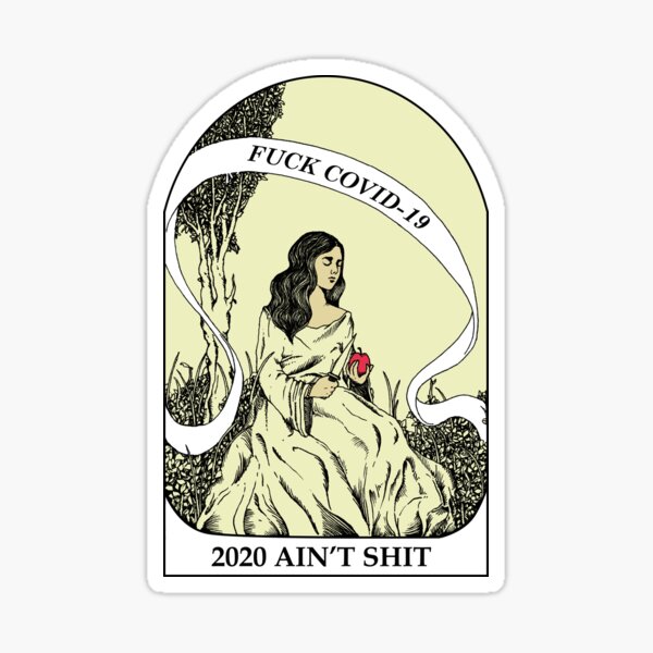 F*ck Covid-19 Tshirt Sticker