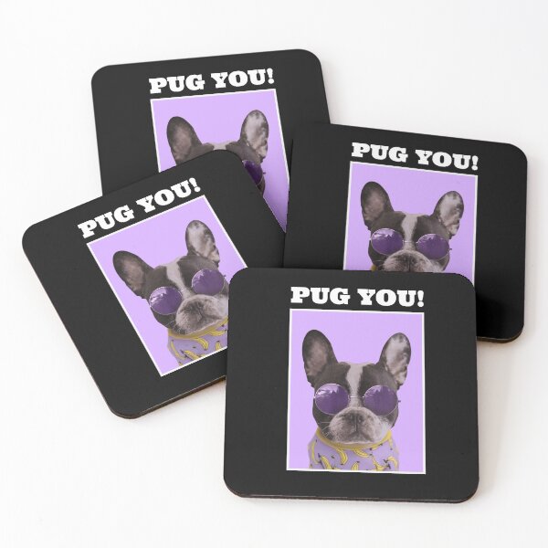 Item preview, Pug You! Purple Sunglasses Pug Swag T-Shirt designed and sold by Lifestylenoise.