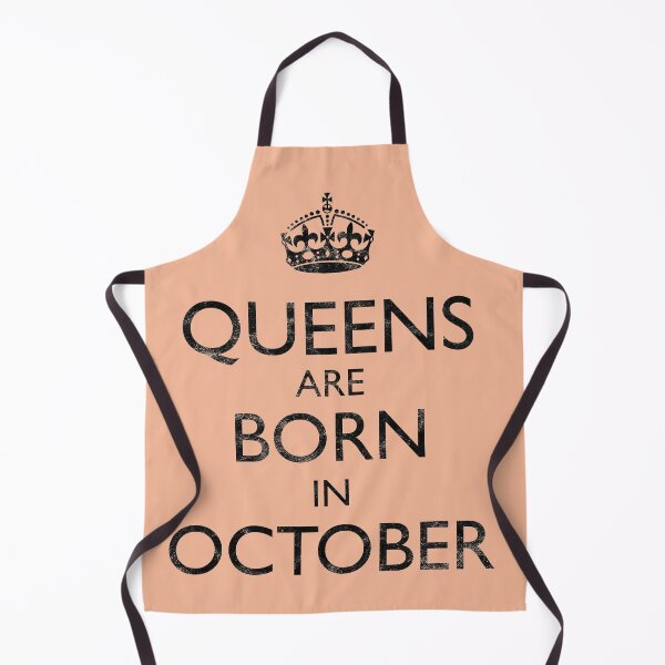 Item preview, Queens are Born in October and this is the perfect gift for your Queen. designed and sold by StickerArtwork.