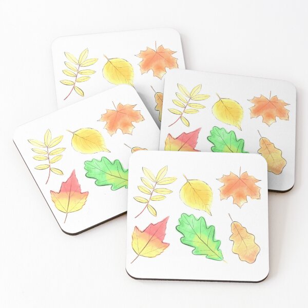 Artikelvorschau, Aquarell-Herbstblätter entworfen und verkauft von Sweet Peach.