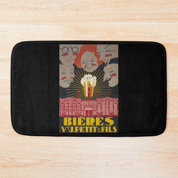 Item preview, Bieres retro poster designed and sold by CorasPosters.