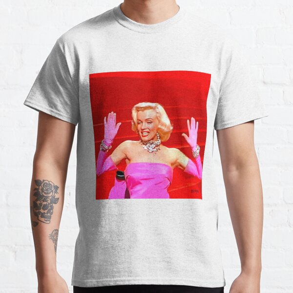 Marilyn Monroe In Red Classic T-Shirt