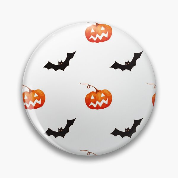 Item preview, Halloween Jack O lantern pumpkin and bat pattern designed and sold by RaionKeiji.