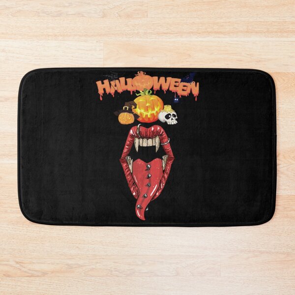 Item preview, Halloween creepy opened mouth with long tongue designed and sold by MyFreakyWorld.