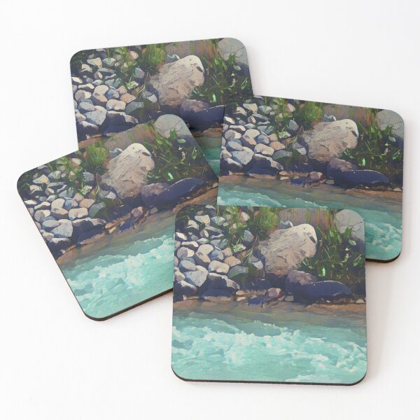 Item preview, Rocky Shoreline Illustration designed and sold by tremendoustees.