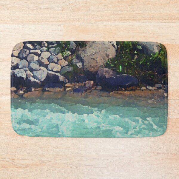 Item preview, Rocky Shoreline Illustration designed and sold by tremendoustees.