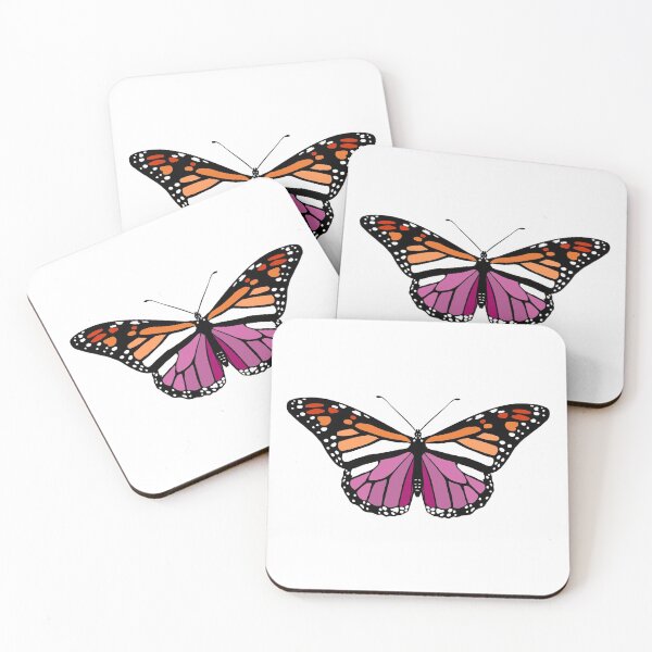 Item preview, Pride Butterfly - Lesbian (Alternate) designed and sold by Oceanplume.