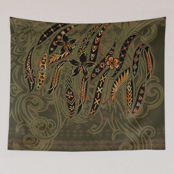 Item preview, Samoan Malu Mana Motif - Polynesian designs designed and sold by sunnthreads.