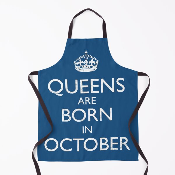 Item preview, Queens are Born in October and this is the perfect gift for your Queen. designed and sold by StickerArtwork.