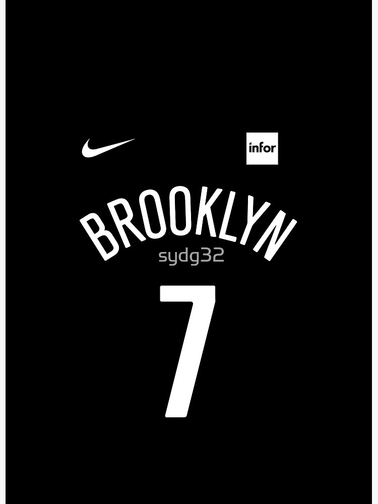 Brooklyn Nets Jersey Background  Art Print for Sale by sydg32
