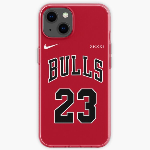 Chicago Bulls Jersey Background  iPhone Soft Case