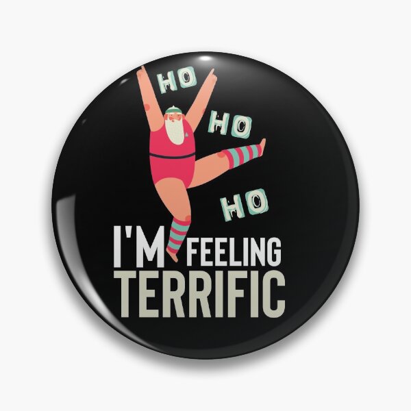 Item preview, Sporting santa: Ho Ho Ho, I am feeling Terrific- Perfect Christmas gift for Gym  Lovers!! designed and sold by AmazingEcraft.