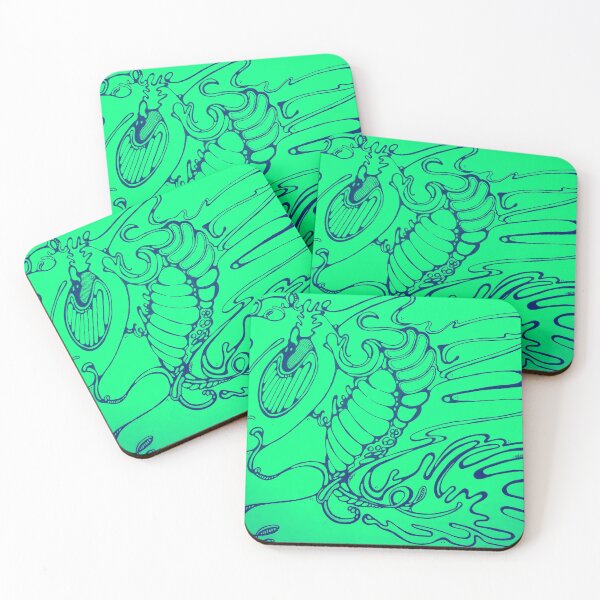 Artikelvorschau, Netter Neon Sea Life Alien Tentakel Tintenfisch entworfen und verkauft von iamstevivaughn.