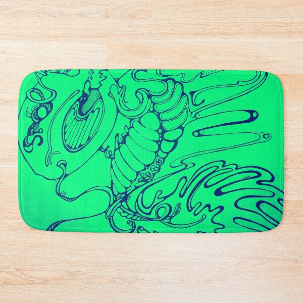 Item preview, Cute Neon Sea Life Alien Tentacle Squid designed and sold by iamstevivaughn.