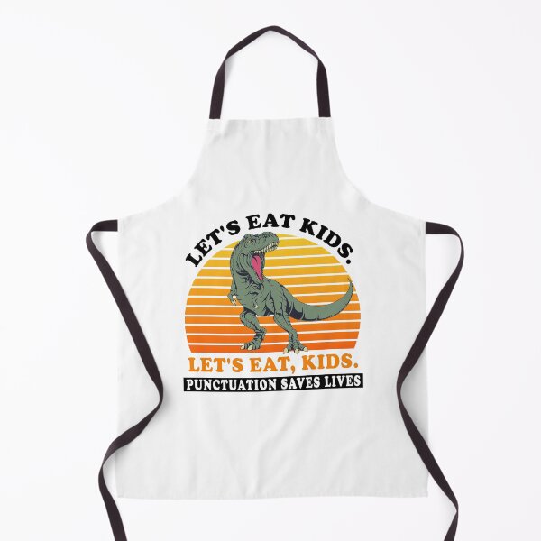Item preview, Let's Eat Kids Punctuation Saves Lives Dinosaur Grammar T-Rex   designed and sold by fourstripes.