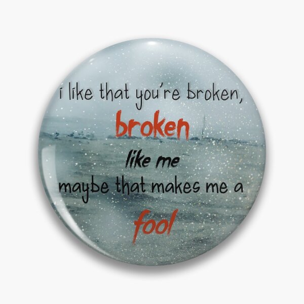 Item preview, "broken" Lyrics and Photography  designed and sold by SydrahLuna.