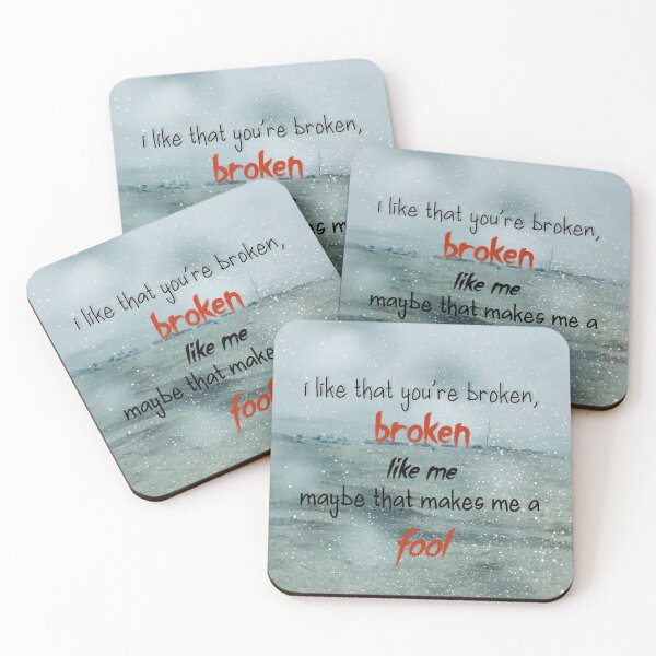Item preview, "broken" Lyrics and Photography  designed and sold by SydrahLuna.