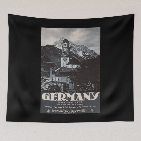 Item preview, Germany retro poster designed and sold by CorasPosters.