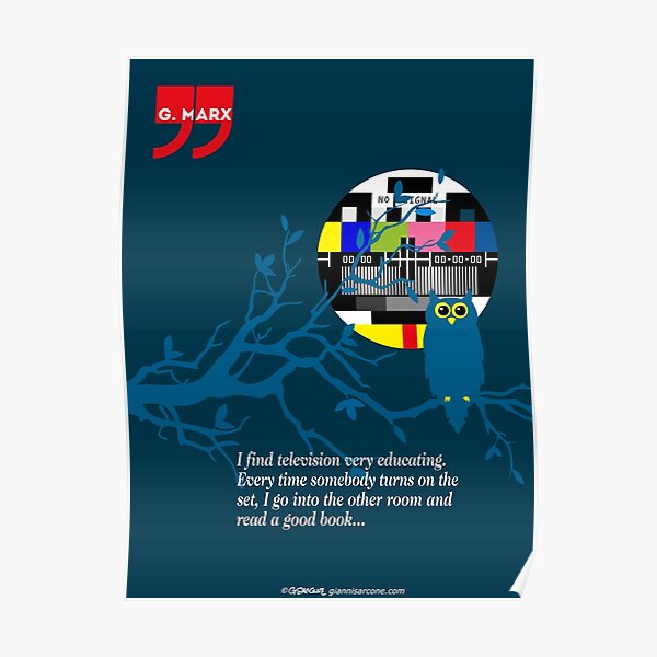 Groucho Marx Quote Poster