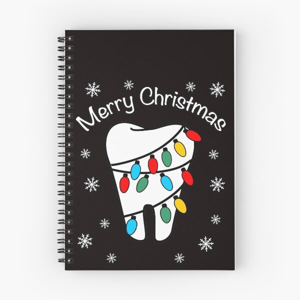 Item preview, Merry Christmas Tooth Wrapped With Lights Snowflakes Gifts designed and sold by pcreations.