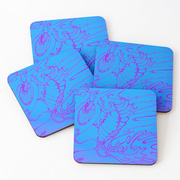 Artikelvorschau, Neon Ocean Blue Dragon Tentakel Koi Fisch entworfen und verkauft von iamstevivaughn.