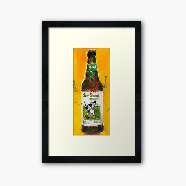 Wisconsin Beer - Man Cave Framed Art Print