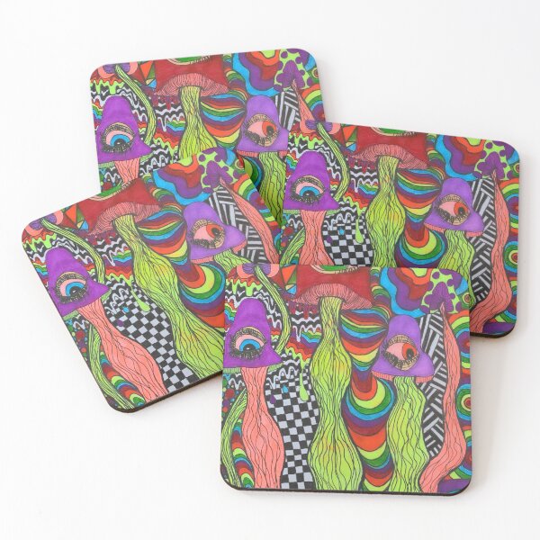 Item preview, Rainbow shrooms  designed and sold by Catantlinger.