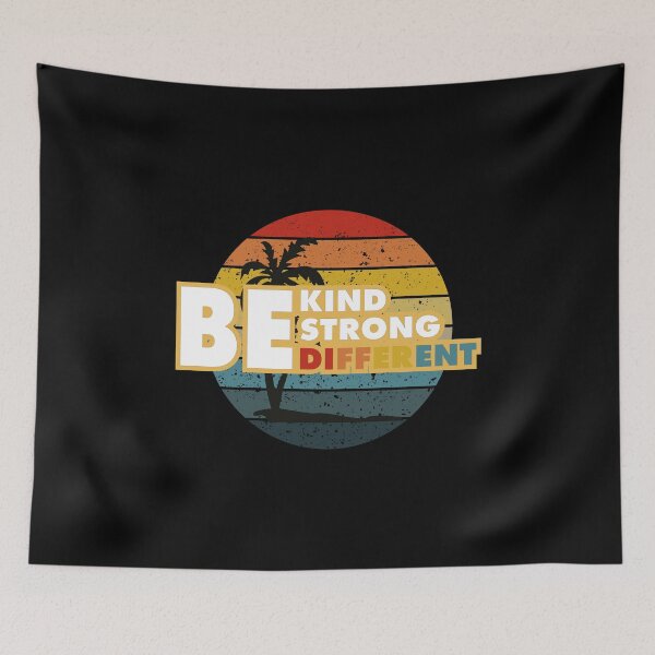 Item preview, Be Kind Be Strong Be Different Vintage Sunset 2020 designed and sold by tinypurpleland.