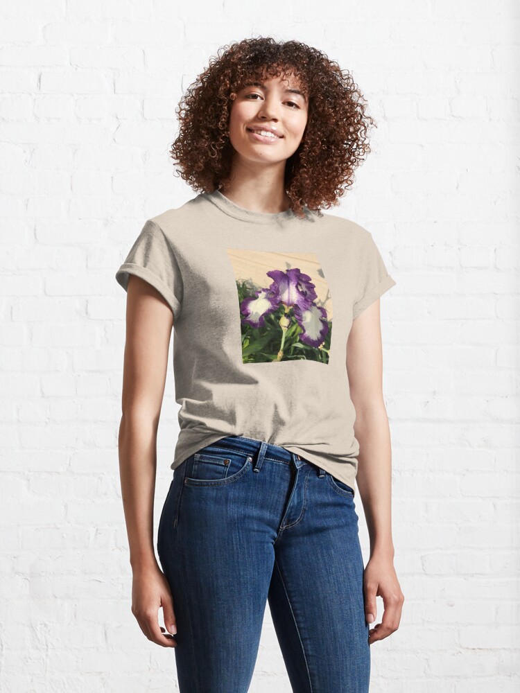 Alternate view of Mother's Garden-The American Classis-Iris Classic T-Shirt