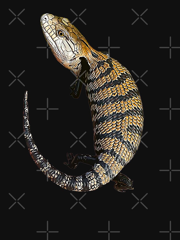 Thumbnail 7 of 7, Essential T-Shirt, Blue Tongue Lizard Skink designed and sold by Elarex.