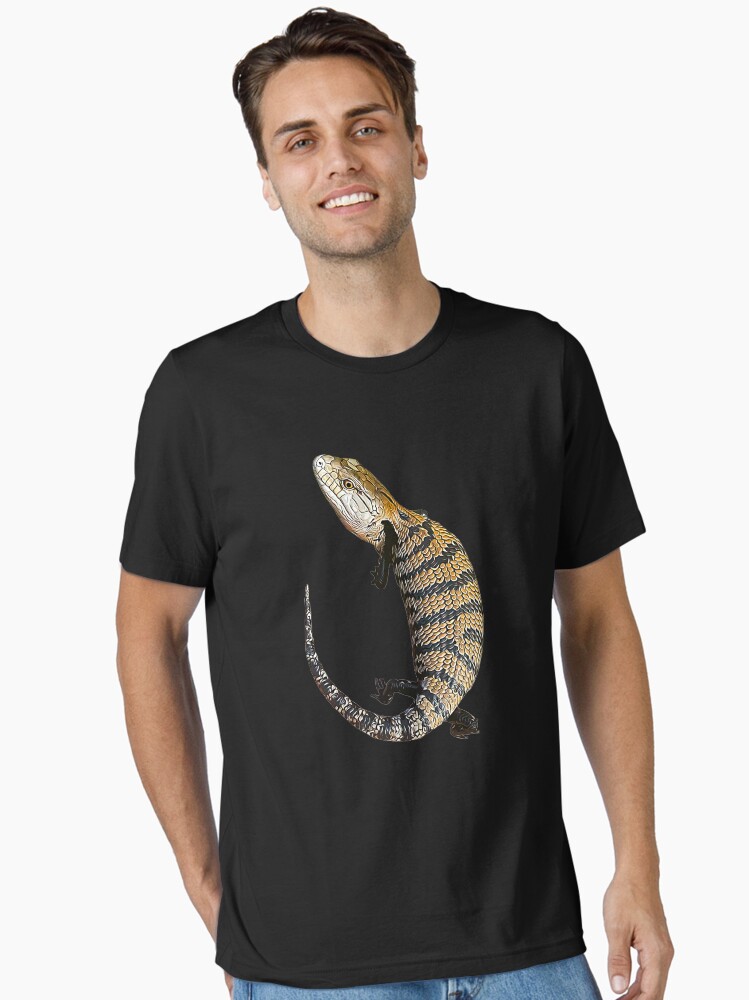 Thumbnail 2 of 7, Essential T-Shirt, Blue Tongue Lizard Skink designed and sold by Elarex.